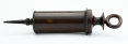 EXTRA LARGE CIVIL WAR HARD RUBBER SYRINGE – MAKER MARKED