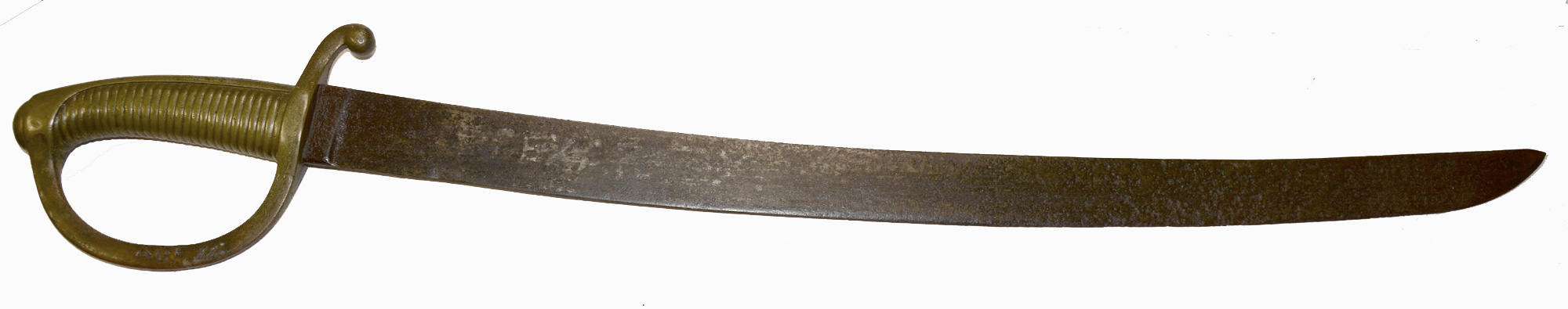 HISTORIC MEXICAN BRIQUET OR HANGER, FOR A LIGHT COMPANY OF INFANTRY