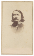 BUST VIEW CDV OF GENERAL GEORGE E. PICKETT
