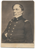 CDV OF CONFEDERATE GENERAL JOHN FLOYD IN UNIFORM – NOTATION ON BACK