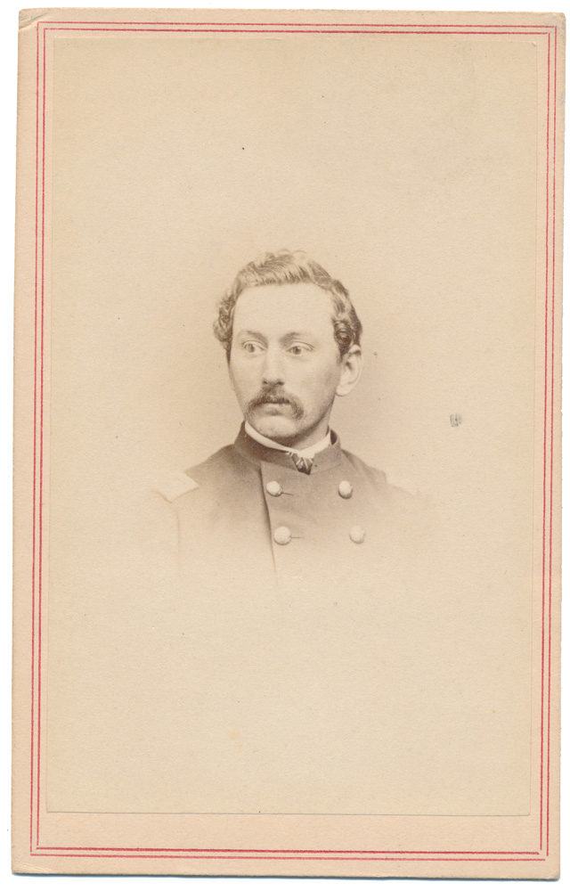 CDV OF JOHN F. GLENN, 23RD PA. INFANTRY, BIRNEY’S ZOUAVES