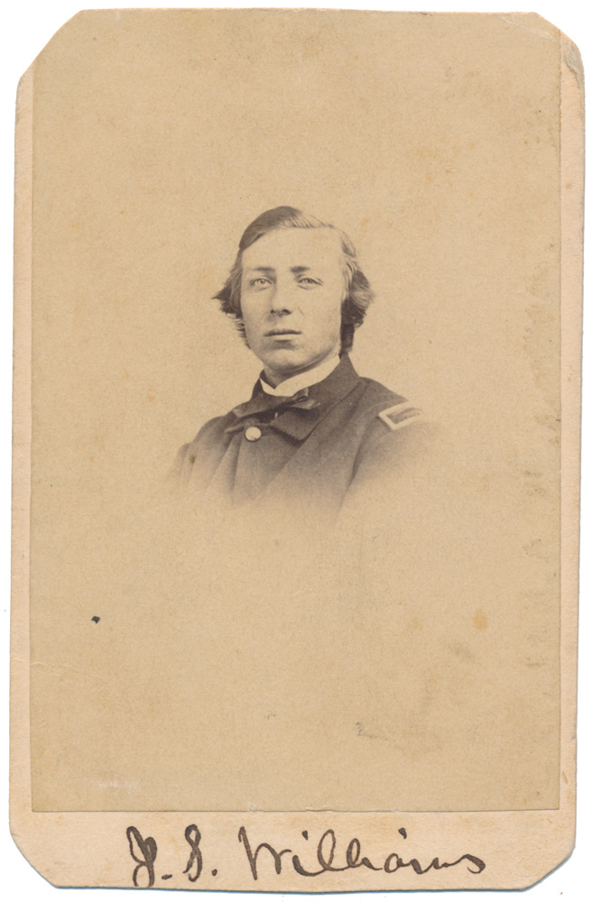 CDV OF LT. JESSE S. WILLIAMS, 23RD PA. INFANTRY, BIRNEY’S ZOUAVES