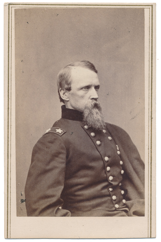 CDV OF GENERAL DAVID B. BIRNEY, 23RD PA. INFANTRY, BIRNEY’S ZOUAVES
