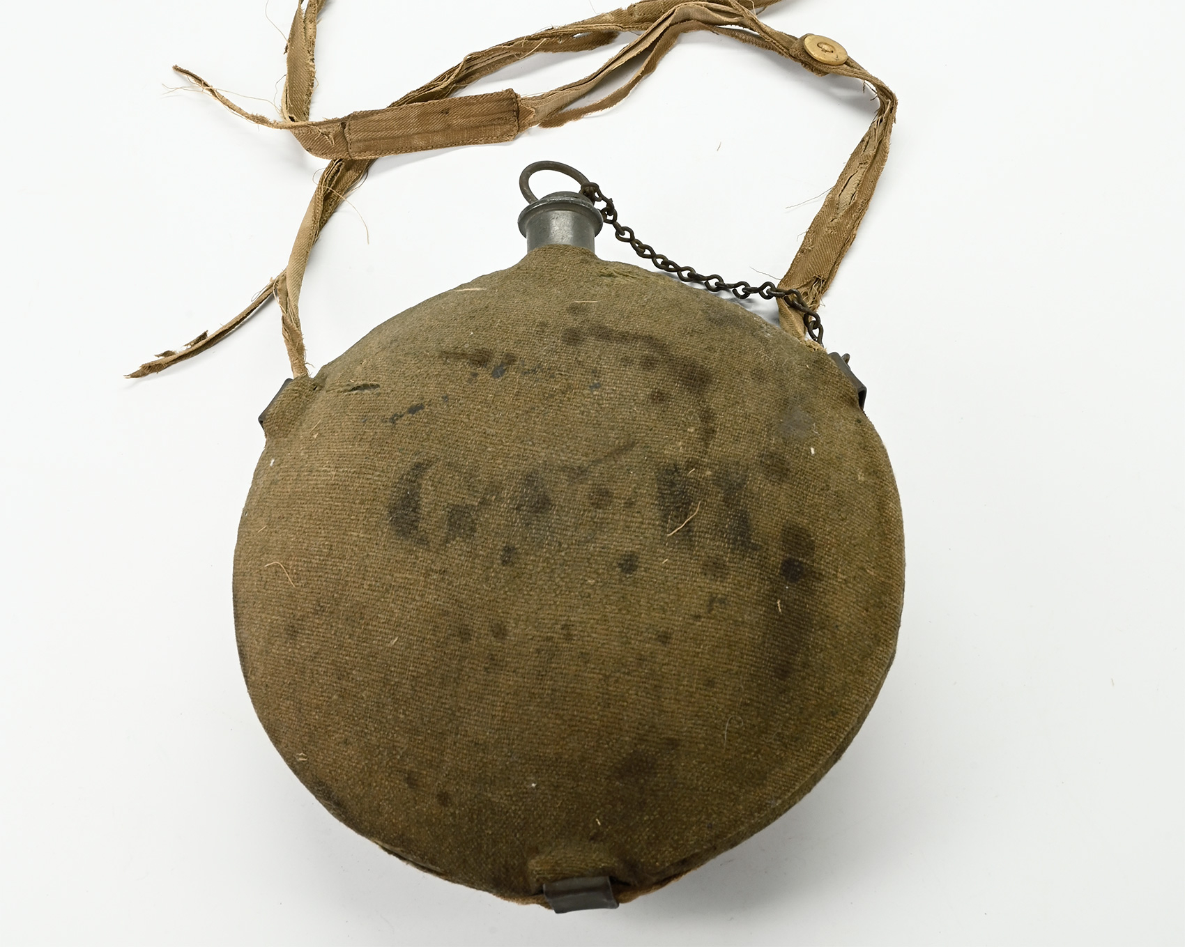GREAT FIELD USED, SOLDIER STENCILLED AND MODIFIED NY DEPOT CANTEEN