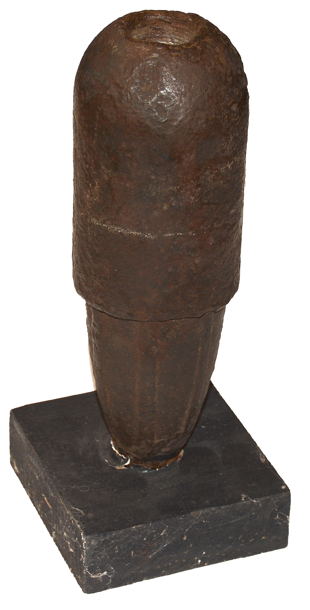 EXCAVATED 3” SCHENKL CASE SHOT SHELL FROM COLD HARBOR