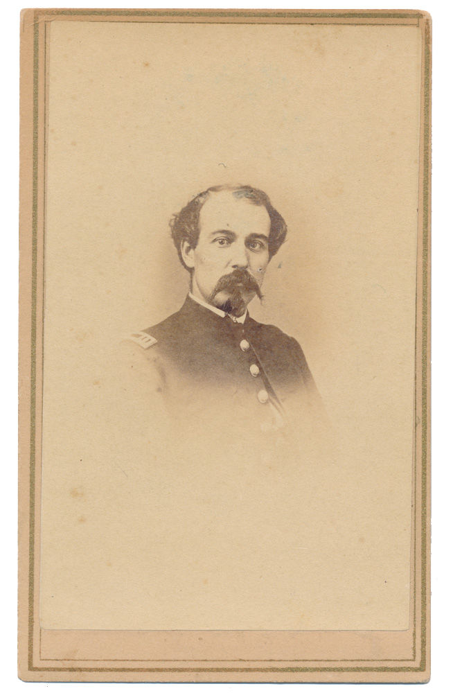 BUST VIEW OF THREE TIMES WOUNDED 25TH MASSACHUSETTS OFFICER