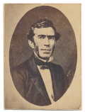 LITHOGRAPH VIEW OF GENERAL BRAXTON BRAGG IN CIVILIAN CLOTHES