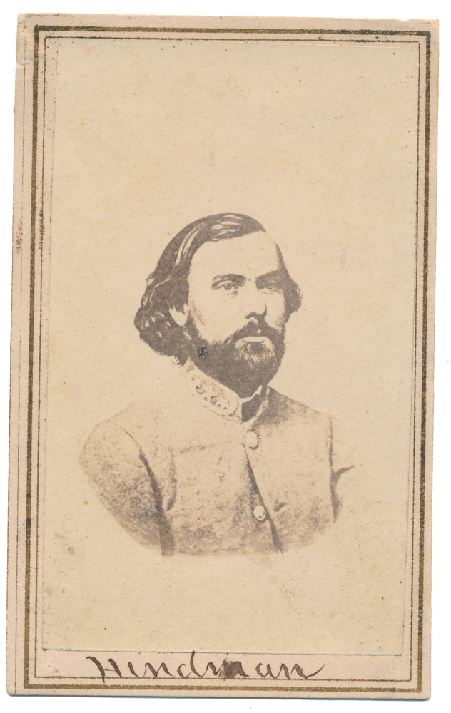 CHEST -UP VIEW OF GENERAL THOMAS C. HINDMAN