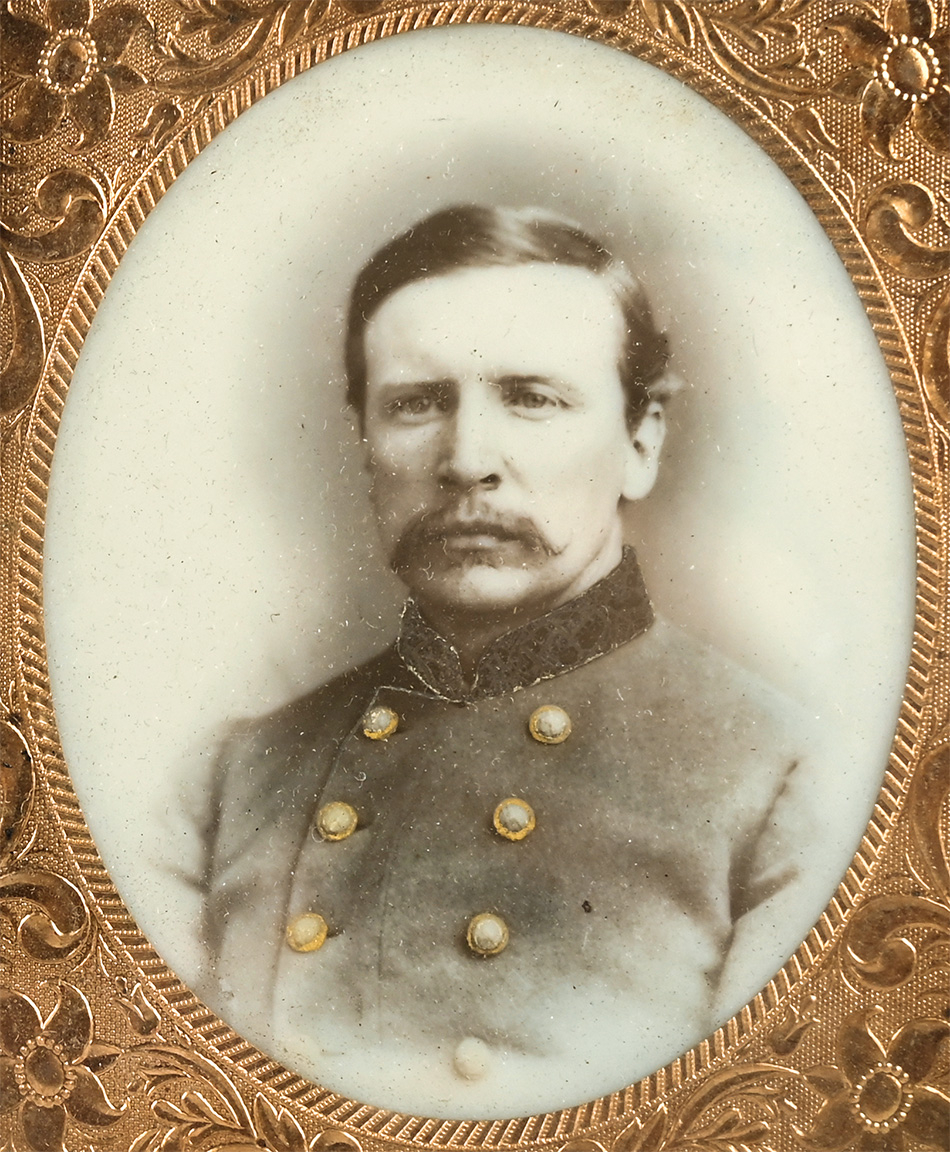 CASED OPALOTYPE OF MAJOR ROBERT M. SULLY, CS ENGINEERS