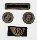 MEXICAN WAR AND EARLY 1850s 8TH US INFANTRY OFFICER’S INSIGNIA