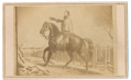CDV OF A PAINTING OF GENERAL T. J. JACKSON TITLED “STONEWALL JACKSON AT NEW MARKET”