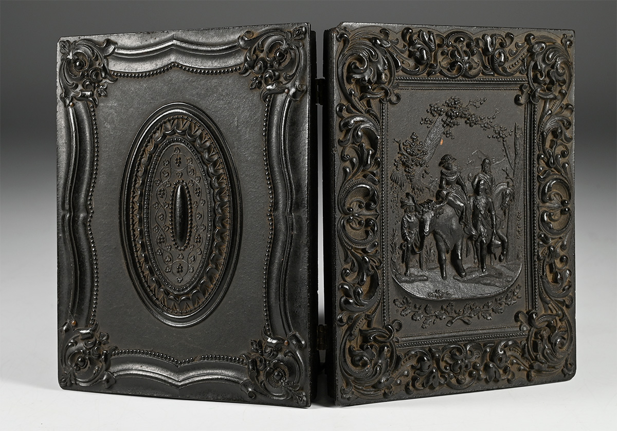 HALFPLATE DAGUERREOTYPE OF C.S. MAJOR GENERAL STEPHEN DODSON RAMSEUR AND C.S. COLONEL FRANK