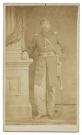 CDV OF CAPT. JOHN MAXWELL, 23RD PA INFANTRY, BIRNEY’S ZOUAVES