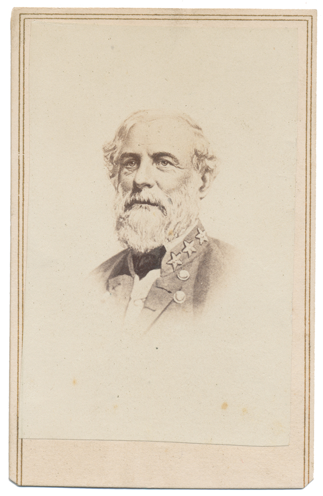 LITHOGRAPH CDV OF GENERAL ROBERT E. LEE