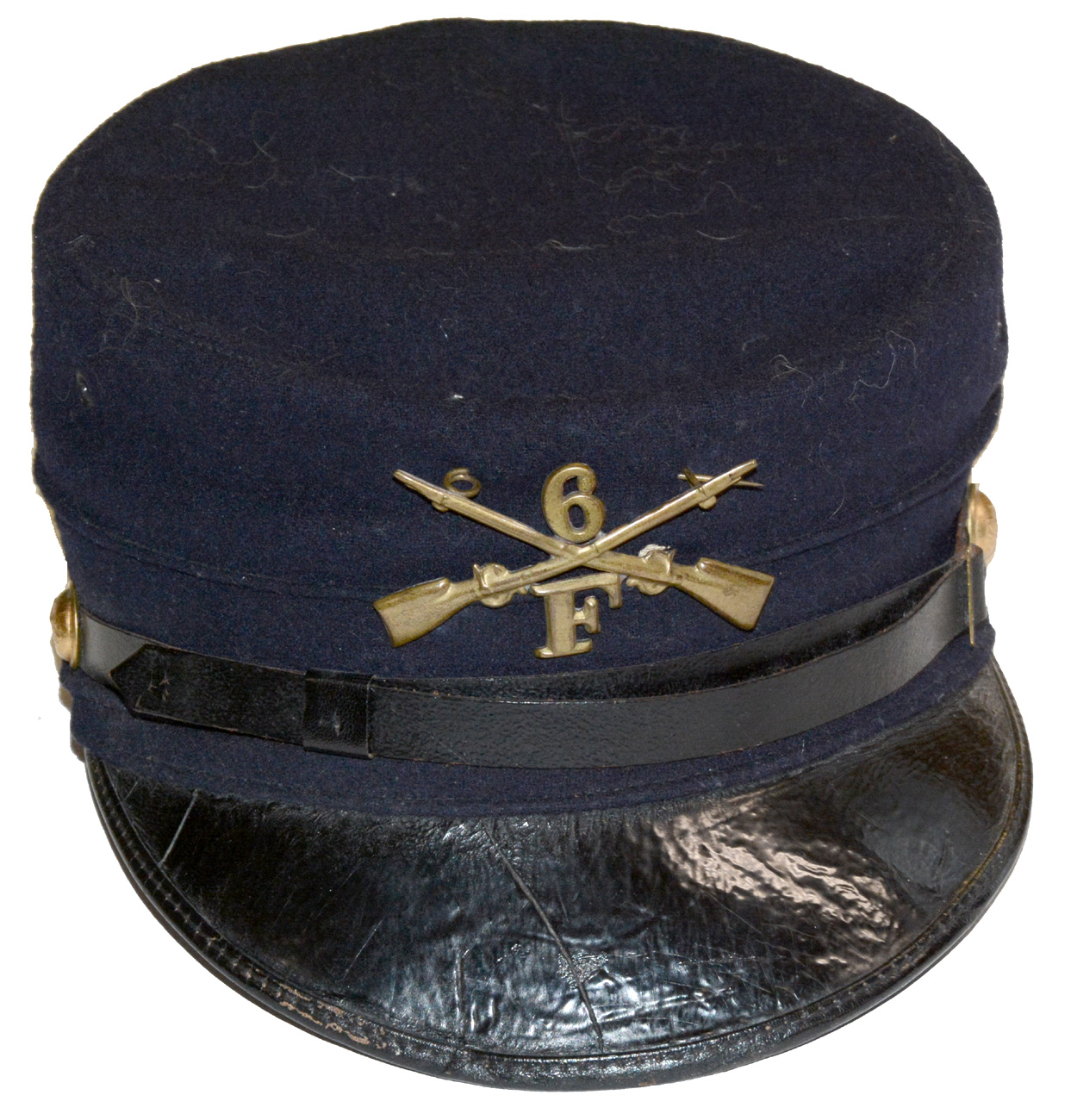 US ENLISTED MAN’S PATTERN 1895 FORAGE CAP WITH INSIGNIA