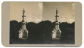 STEREO VIEW OF THE SOLDIER’S NATIONAL MONUMENT IN THE GETTYSBURG NATIONAL CEMETERY