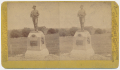 STEREO VIEW OF 2ND PENNSYLVANIA CAVALRY MONUMENT AT GETTYSBURG