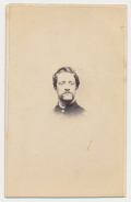 BUST VIEW CDV OF 21ST MASSACHUSETTS ENLISTED POW WHO ROSE TO BE AN OFFICER – IRA B. GOODRICH