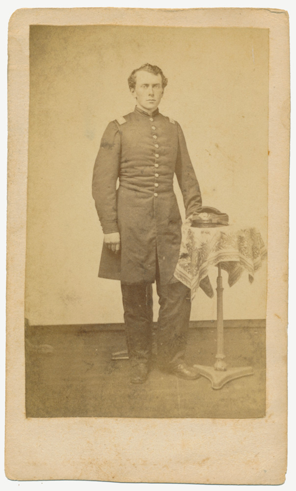 FULL STANDING VIEW OF 25TH MASSACHUSETTS OFFICER – LT. SAMUEL HARRINGTON