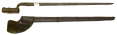 US M1855 BAYONET WITH SCABBARD