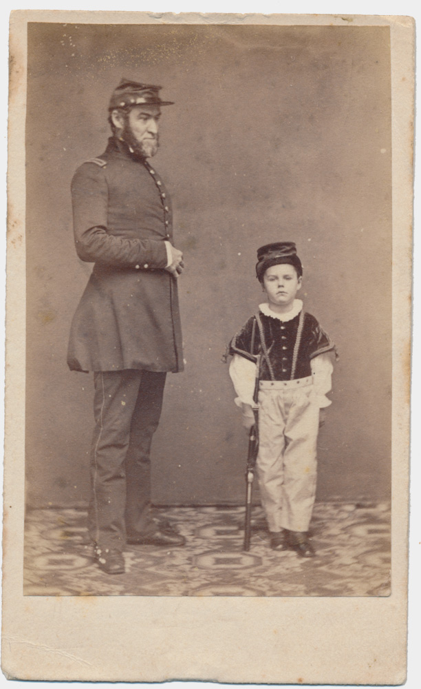 CDV OF UNION LIEUTENANT & CHILD 
