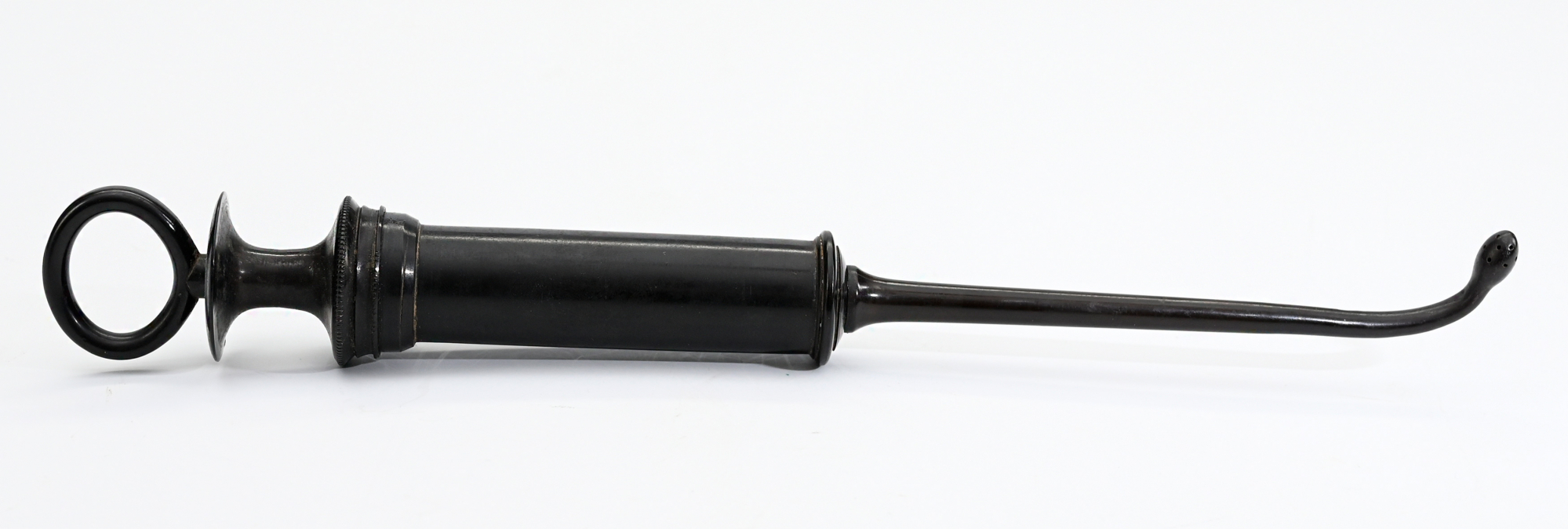 MEDIUM CIVIL WAR HARD RUBBER SYRINGE