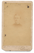 CDV OF SGT. A. LORENZEN, LOUISIANA CRESCENT INFANTRY, CAPTURED AT SHILOH