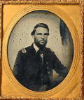 CONFEDERATE GENERAL LUNSFORD LINDSAY LOMAX AS A U.S. CAVALRY SECOND LIEUTENANT