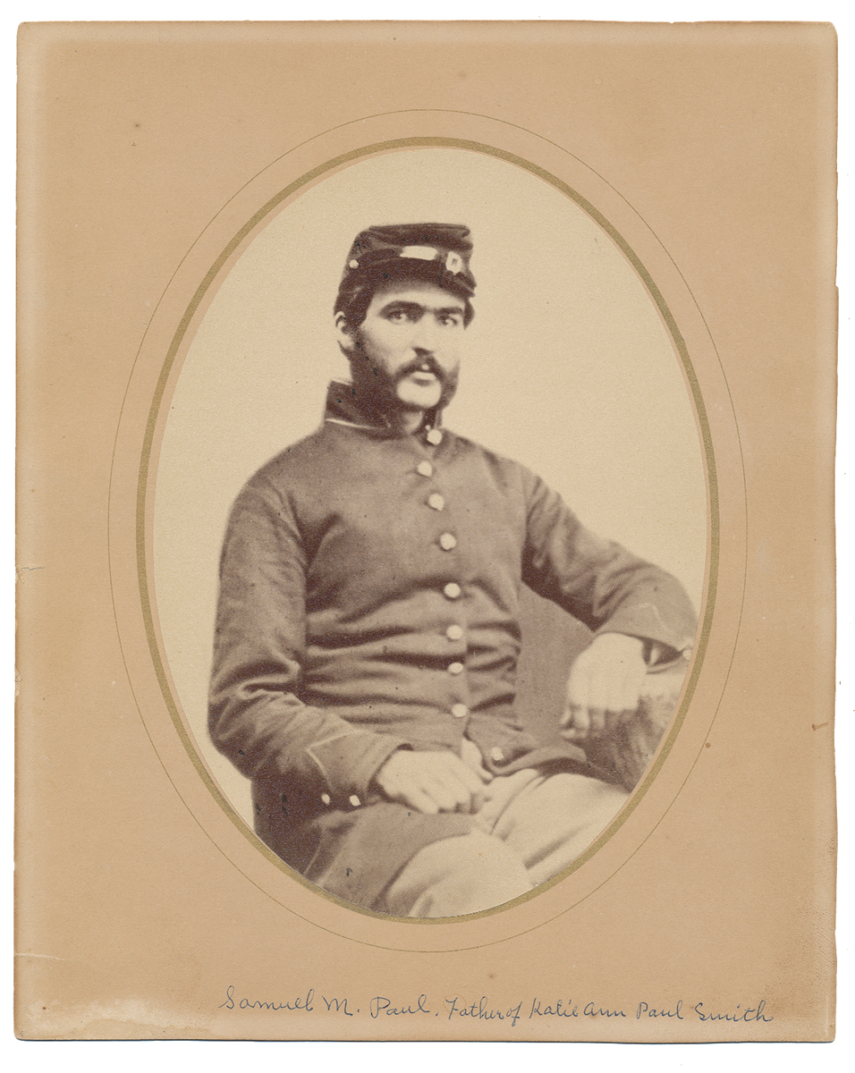 ALBUMEN OF SOLDIER MORTALLY WOUNDED AT PORT HUDSON