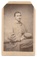 CDV OF C.S. CAPTAIN WILLIAM WHITEHOUSE OLD, RICHMOND BACKMARK