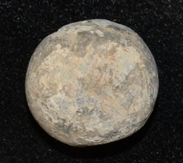 FIRED CONFEDERATE .69 CALIBER ROUND MUSKET BALL BALL RECOVERED AT CS