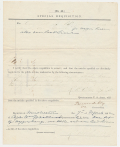 MARCH 1862 CONFEDERATE “[NO. 40.] SPECIAL REQUISTION” SIGNED BY TURNER ASHBY
