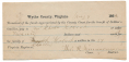 ALLOTMENT CHECK FOR WYTHE COUNTY, VA SOLDIER’S WIFE – CHARLES HOBACK, 51ST VIRGINIA