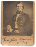 CDV OF C.S. LT. COLONEL JAMES EDWARDS RAINS
