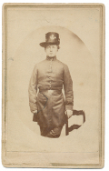 CDV COPY IMAGE OF A MASSACHUSETTS SOLDIER
