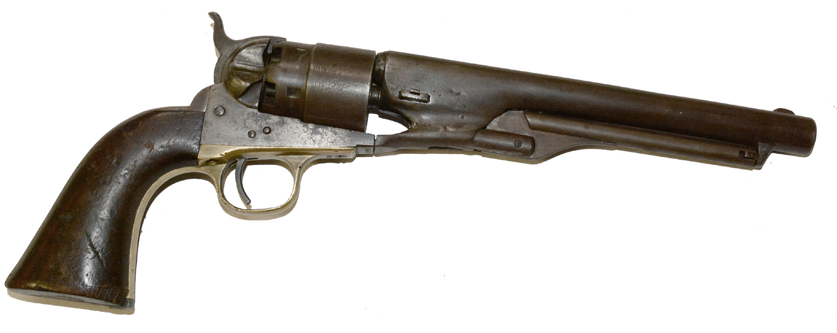 COLT MODEL 1860 ARMY REVOLVER WITH REPRODUCTION CYLINDER & LOADING LEVER