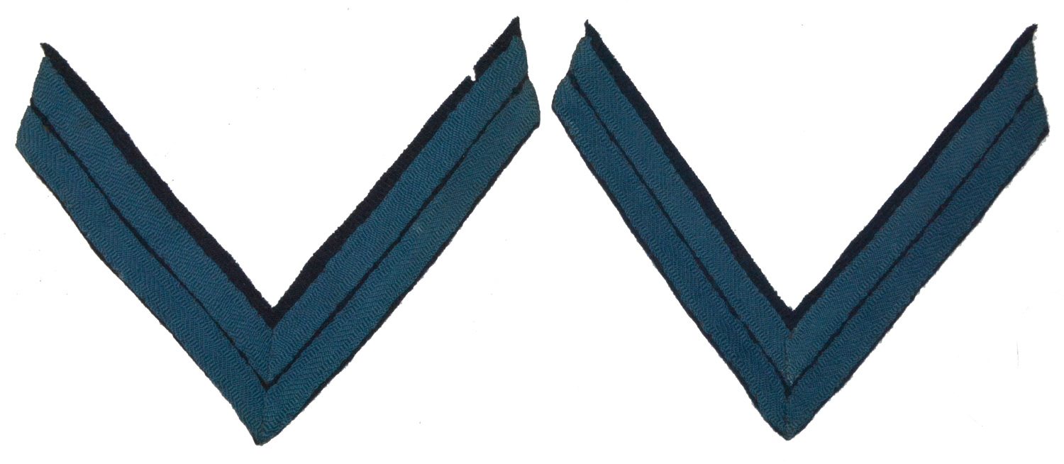 CIVIL WAR INFANTRY CORPORAL CHEVRONS