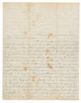 NOVEMBER 1861 SOLDIER LETTER - PRIVATE JOHN W. KREPS, 77TH PENNSYLVANIA INFANTRY