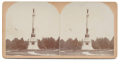 STEREO VIEW OF THE NEW YORK STATE MONUMENT LOCATED IN THE GETTYSBURG NATIONAL CEMETERY