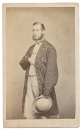 CDV OF SAMUEL W. TANNER, 44TH NY INF. & 12TH NY CAV.