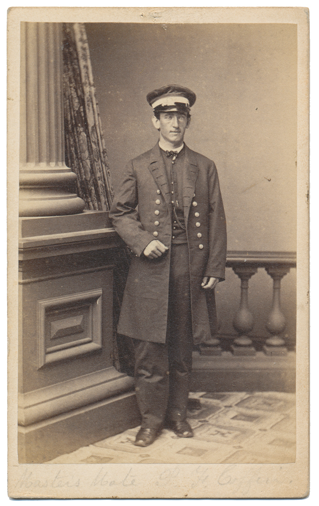 CDV OF ACTING MASTER PETER F. COFFIN