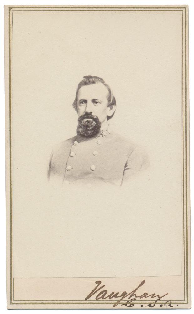 BUST VIEW OF CONFEDERATE GENERAL ALFRED J. VAUGHAN