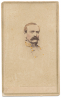 VERY NICE TINTED BUST VIEW OF THE COMMANDER OF THE ORPHAN BRIGADE – GENERAL JOSEPH H. LEWIS