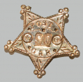 G.A.R. GOLD BADGE - 134TH NEW YORK INFANTRY