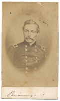 CDV OF C.S. GENERAL P.G.T. BEAUREGARD WITH AUGUSTA, GA. BACKMARK