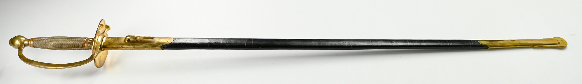 VERY NICE M1840 NCO SWORD AND SCABBARD BY AMES