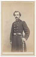 CDV OF UNIDENTIFIED FEDERAL INFANTRY OFFICER, ELMIRA BACKMARK