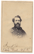 CDV OF FEDERAL GENERAL JOHN BRANNAN SIGNED