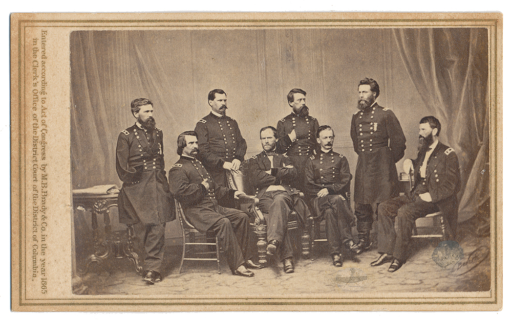 CDV OF SHERMAN AND HIS GENERALS