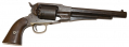 MARTIALLY MARKED REMINGTON NEW MODEL ARMY REVOLVER WITH CARVED INITIALS 